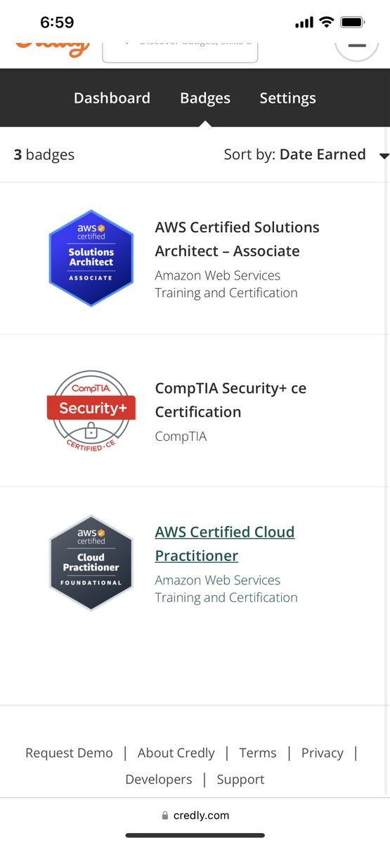 TraexRich's tweet photo. End of January 2023 came - here’s my update. I earned #CompTIA Sec+ AND #AWS Solutions Architect in TWO MONTHS!!!!! Proud of this achievement in an understatement 🥳🥳 https://t.co/HqJEVmejuK
