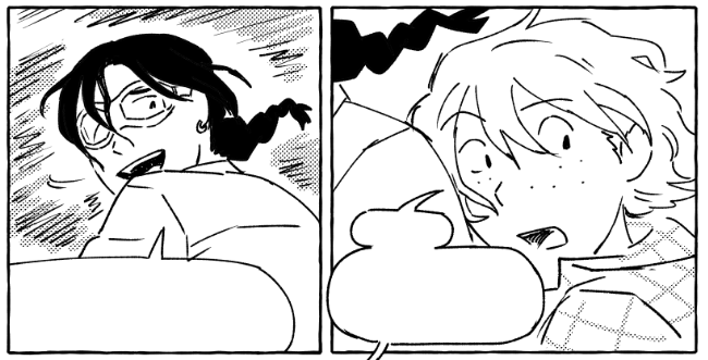 guess what 2 updates in one week, for ko-fi members only! read mah comic for like a buck/month :) 