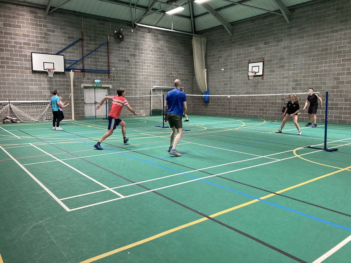 Super evening of badminton lead by Mr Anderson at our recent FORSS badminton night. Great chance to socialise and get active. #badminton #activeforlife