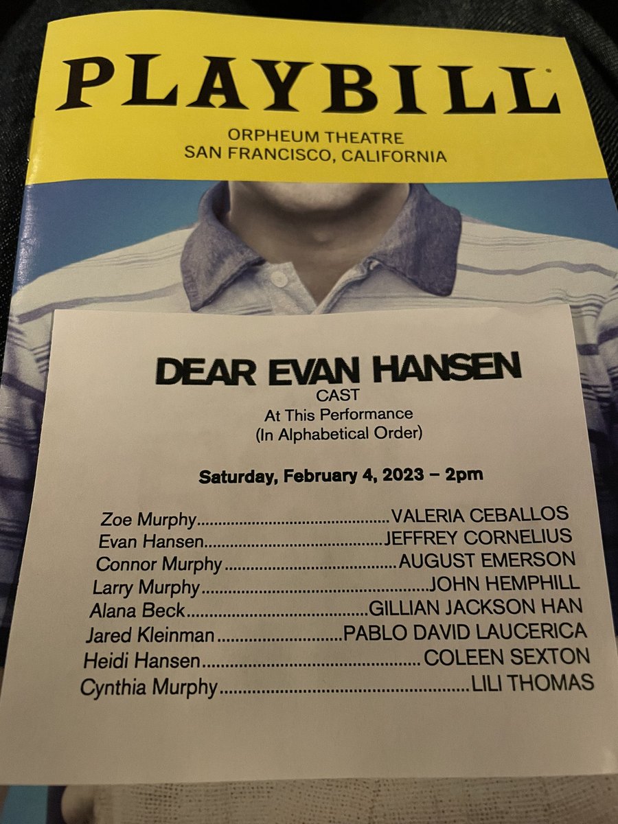 mrp's tweet image. #YouWillBeFound  

@DearEvanHansen @broadwaysf @heyitsjeffreyc @Augemer @SweetJohnnyH @jh_gillian @pablodlaucerica