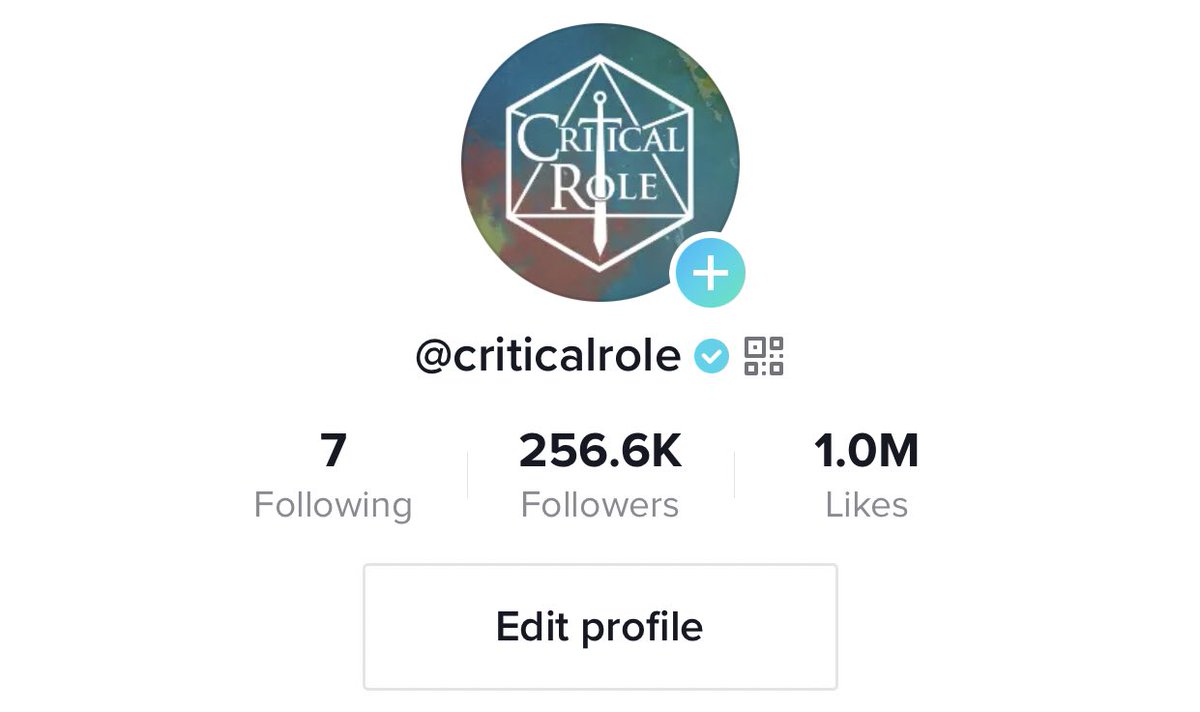 CriticalRole's tweet photo. The love of a million of you means more than gold, thank you for finding us on our shiny new TikTok account this week!✨

https://t.co/i8wnUU1qcW https://t.co/EekIpWz6JE