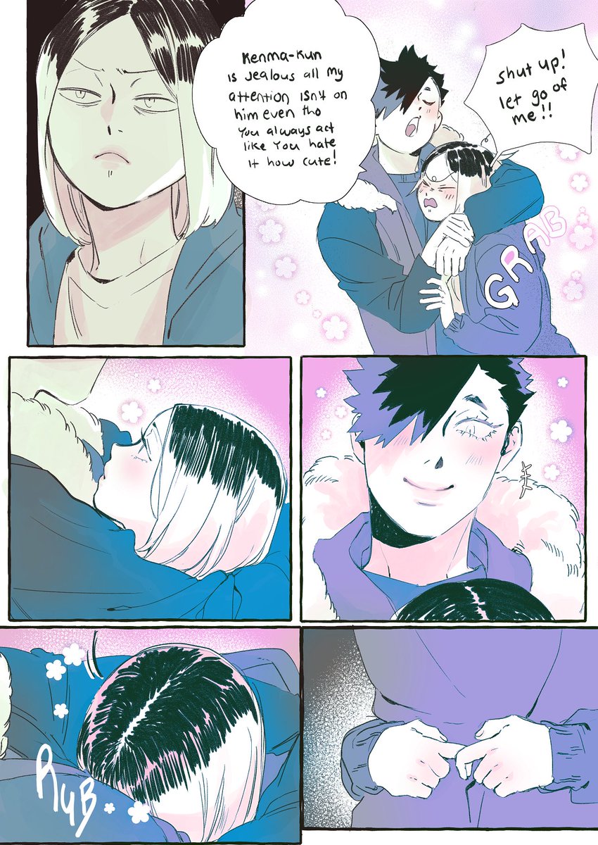 "kuro... he likes me" part3 hugging and cuddling was just normal for kuroo and kenma 