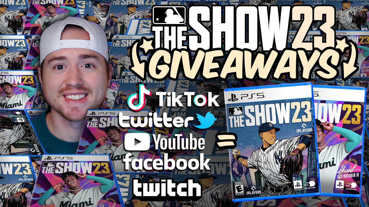 ancelarmstrong_'s tweet photo. ITS GIVEAWAY SEASON 🎉

I will be giving away a copy of MLB The Show 23 to one follower who RTs this post!

I will also be running separate giveaways across all platforms leading up to release (The Instagram giveaway is live right now 🙂)

Best of luck! https://t.co/hnDYSX5M54