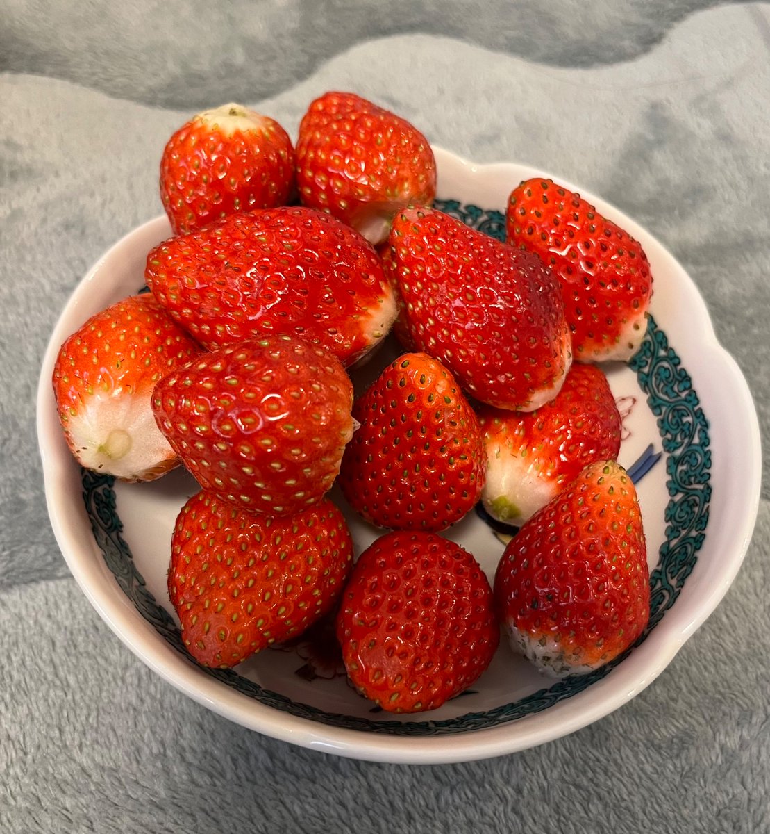 MeKC61662298's tweet photo. ストロベリーアフタヌーンティー🍓🫖に行かない代わりに近所で沢山仕入れてきました💗knitting and strawberry 

2枚目は先日の鉄板焼コースのデザート🍰

#strawberry 
#knittingtwitter 
#ストロベリーアフタヌーンティー https://t.co/CU7YKigaF0