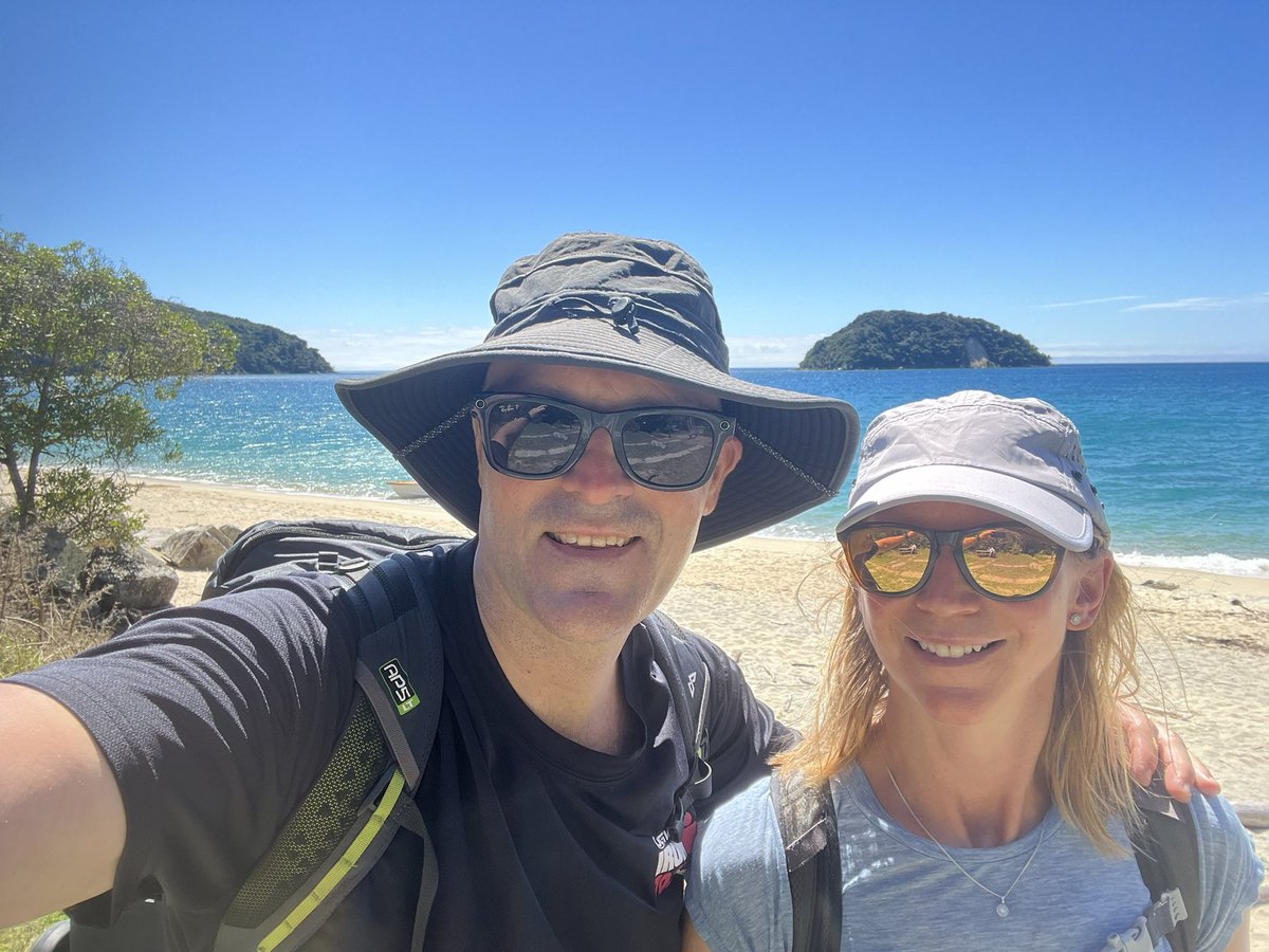 Abel Tasman 4 day trekking, an awesome way to spend my 50th with my beautiful wife.