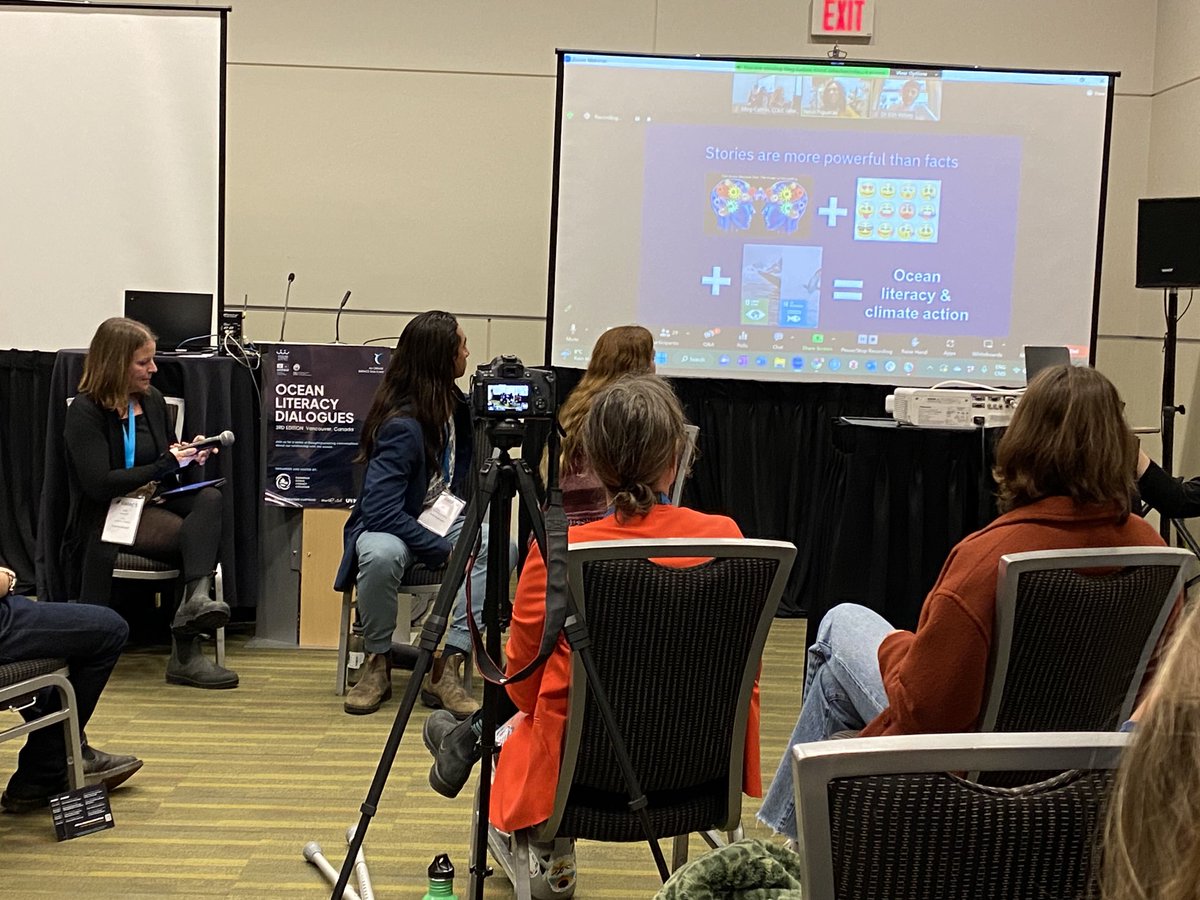 nerdondo's tweet image. Wonderful presentation on Art &amp;amp; Science through storytelling by Neus Figueras at #IMPAC5 which contributes to #oceanliteracy. Brought to us by ⁦@CANoceanlitCO⁩