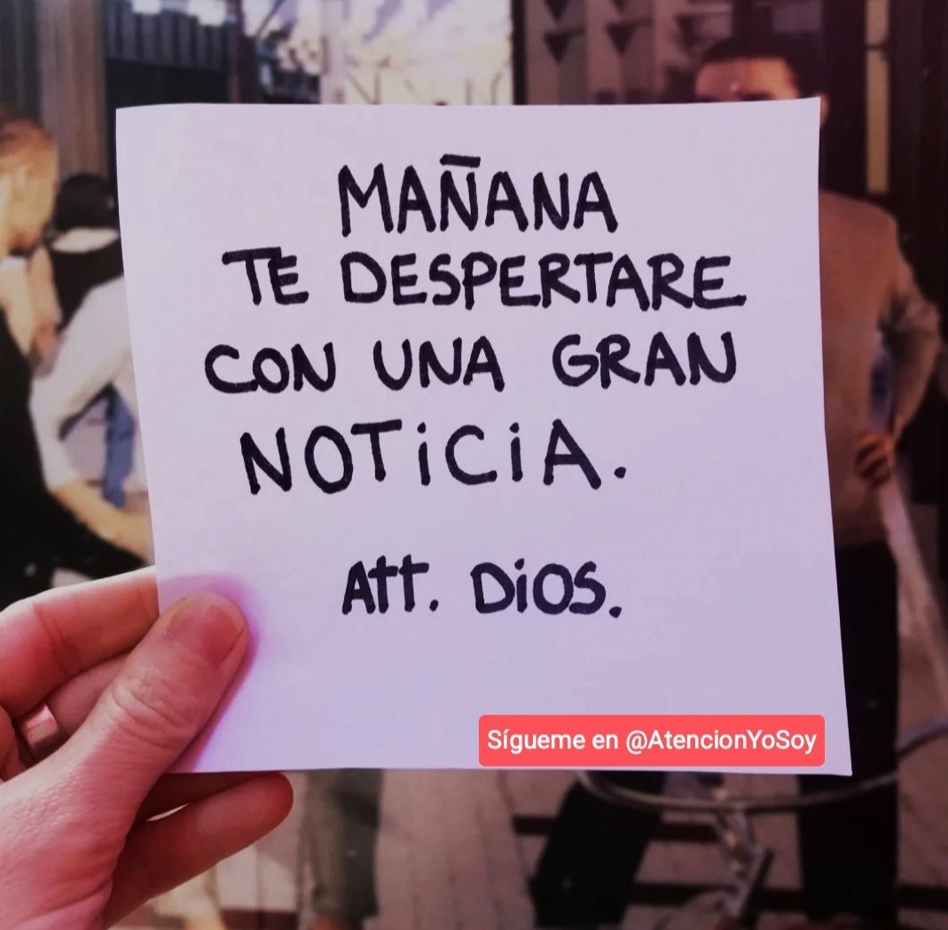 AtencionYoSoy's tweet photo. 🙏✨💫🌞Tip Abundancia🌞💫✨🙏

DECRETA: ASÍ ES

Recuerda que sentirse así es clave.

🌟🙏Gracias por darle al Corazón❤️,por el Retweet🔄 y por regalarme un Hola en comentarios🙏🌟 https://t.co/IANlkuKEp0