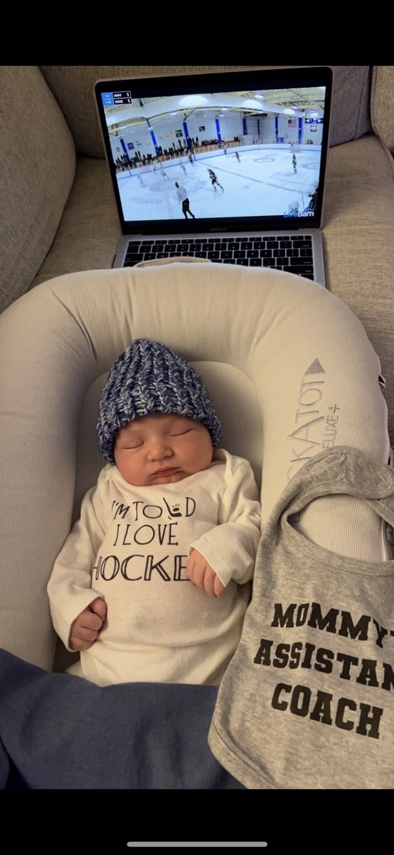 Cheering for the home team with the newest member of my personal home team. Thankful for all the well wishes and support 💙❤️ Great game by the Red Rangers and thank you seniors!
