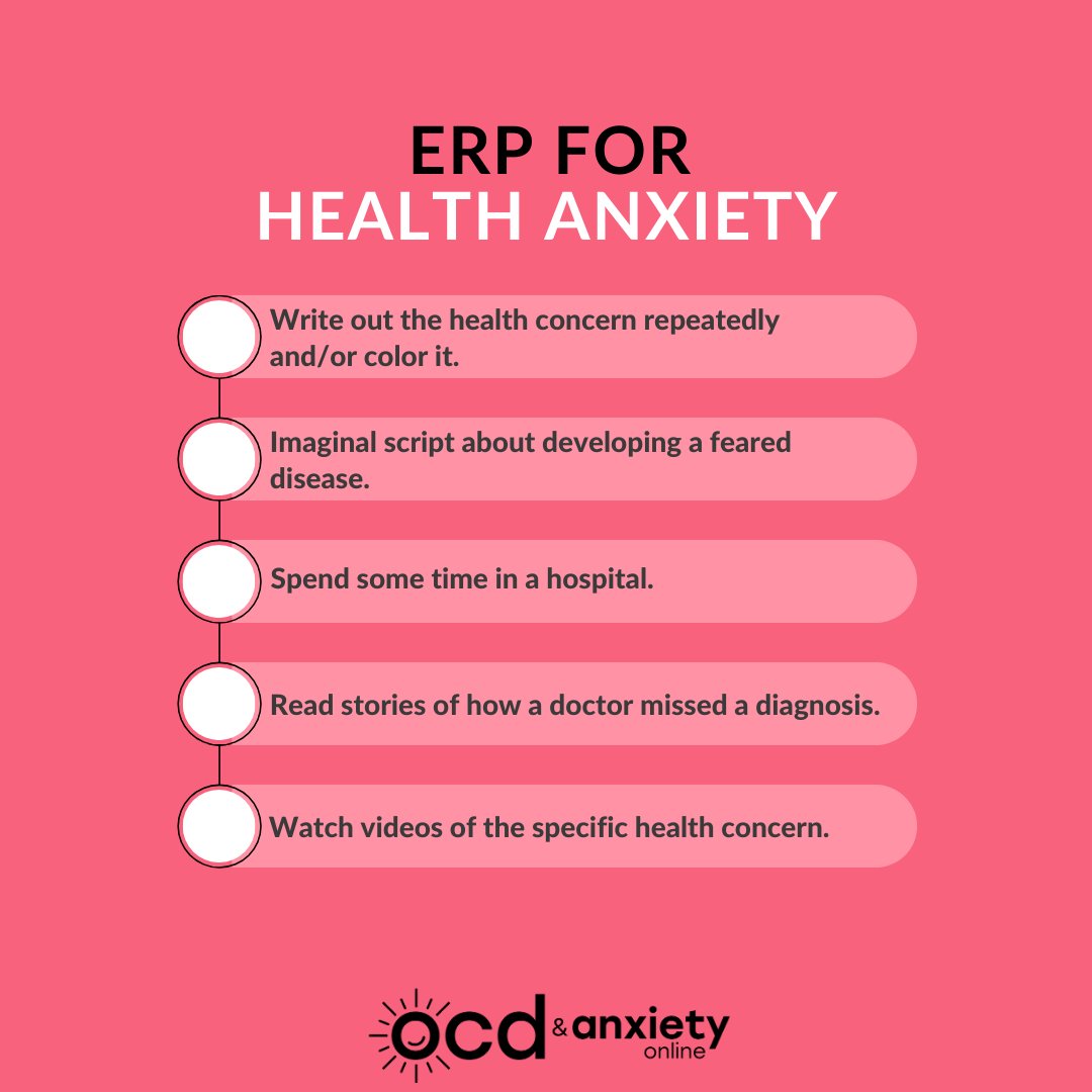 ocdandanxiety1's tweet photo. #Healthanxiety or health-related #OCD can be easily treated by Exposure and Response Prevention #ERP. 

Ran out of ideas? Here are a few that you can try!

Which one will you be doing today? https://t.co/zCYzve71Ih