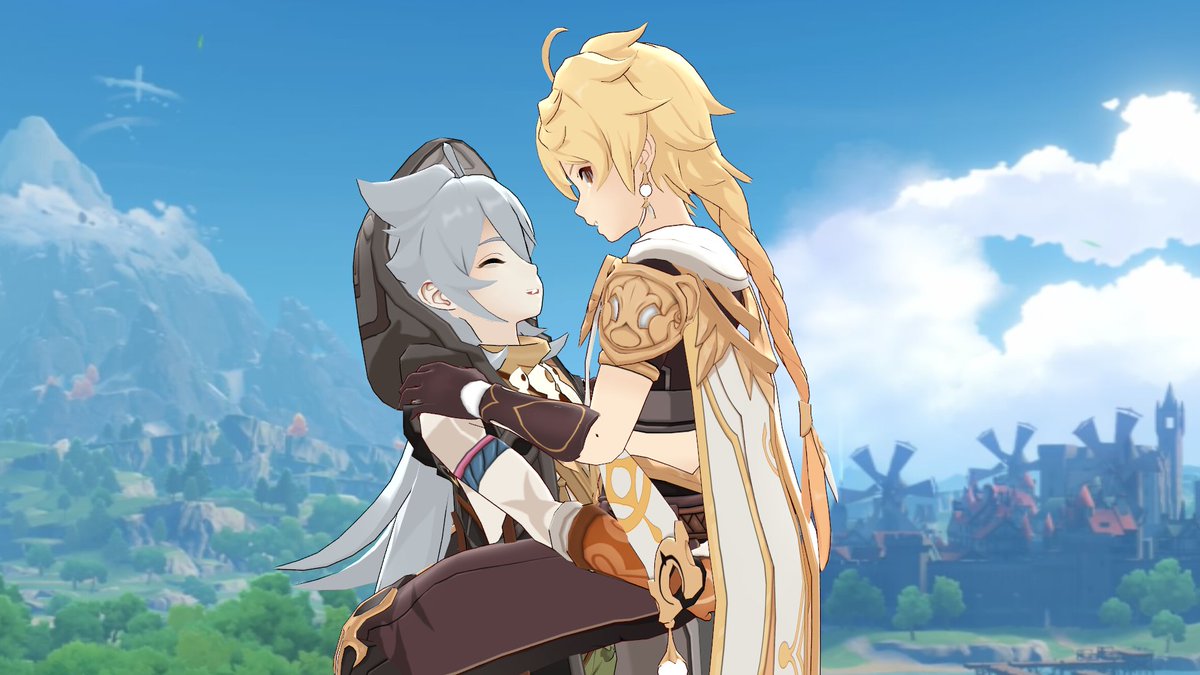 Likuzel02's tweet photo. "Razor missed lupical!"
#MMD #GenshinImpact #Razor #Aether #RazorAether https://t.co/ngIe9HRE7b
