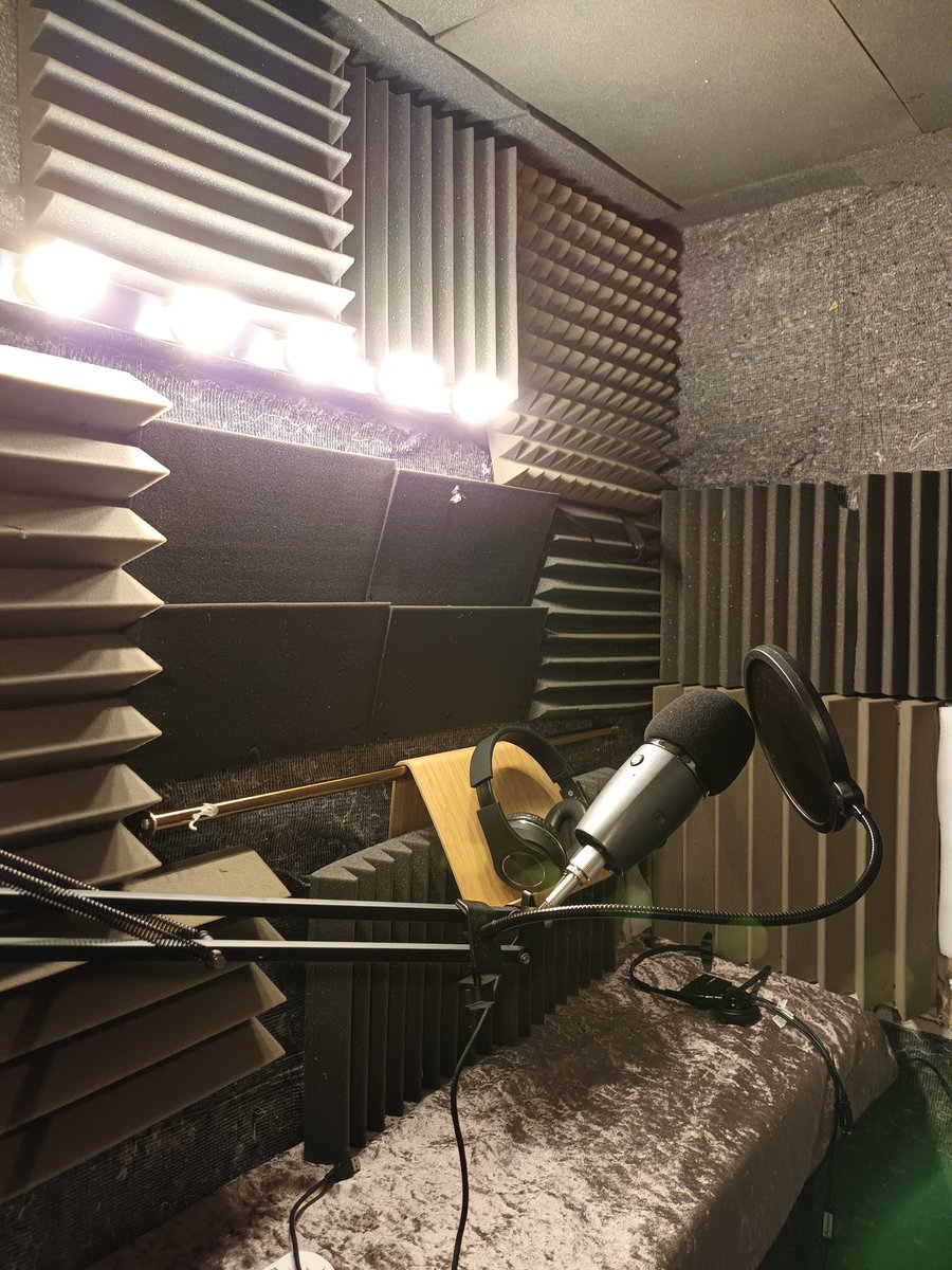 farukmardan's tweet photo. After some trials and errors and a lot of material sourcing, my recording booth is finally in place! Looking forward to many voice-over projects! https://t.co/DSHFxp7XXG