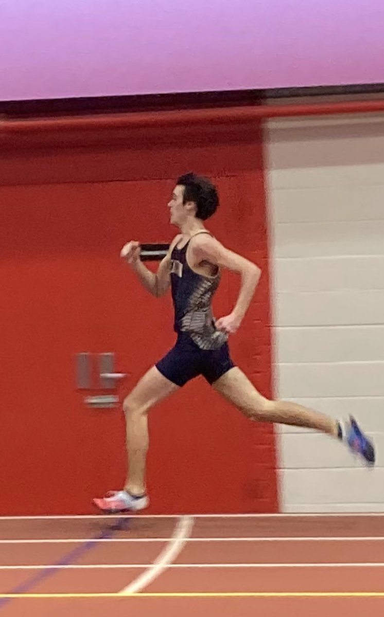 Jonah Mensch with a personal best 38.06 in the 300 meters!