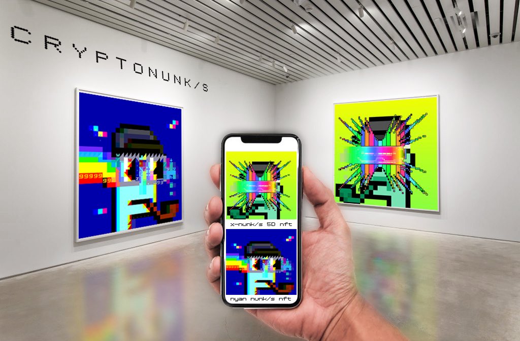 CryptoNunks's tweet photo. Frenly reminder that holder/s of any #CryptoNunks 1/1 nft/s can receive a “gallery size” printable vector file upon dm request! 💯🙌🏼 and always thx/s for collecting my #CryptoArt regardless of chain or mp! https://t.co/QjoREjDc3e