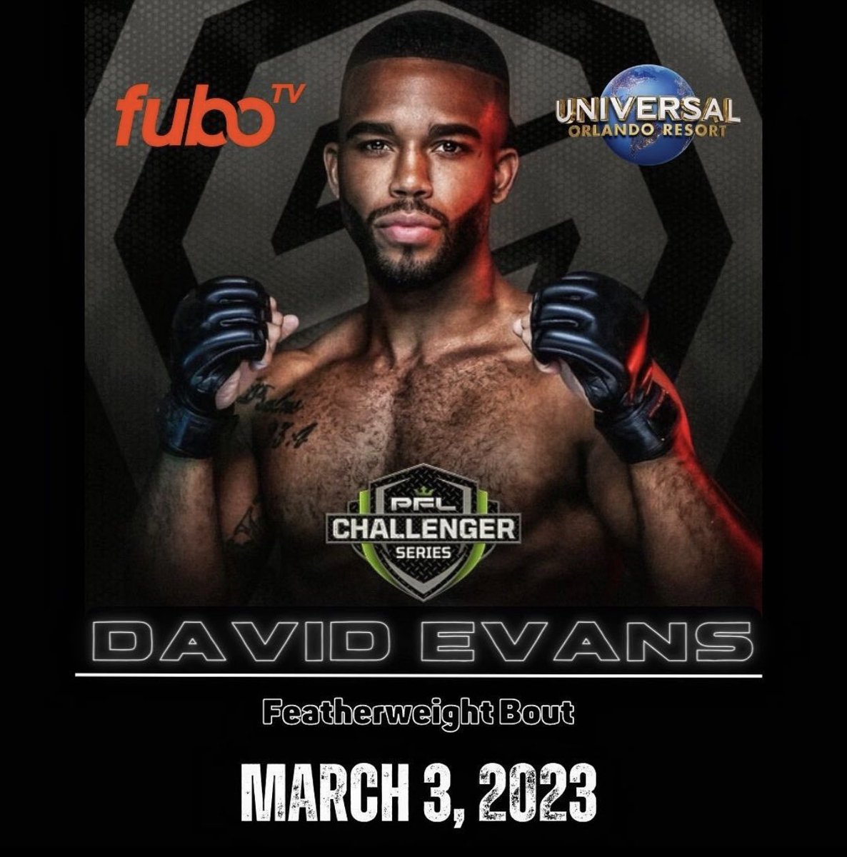 ElliotCarlyle's tweet photo. CLIENT NEWS: The champ is up again! 3.3.23 @FightingDavidE LIVE in Orlando, FL. ๐โก๏ธ #jointhecurrent https://t.co/3ZoFwJjJq9