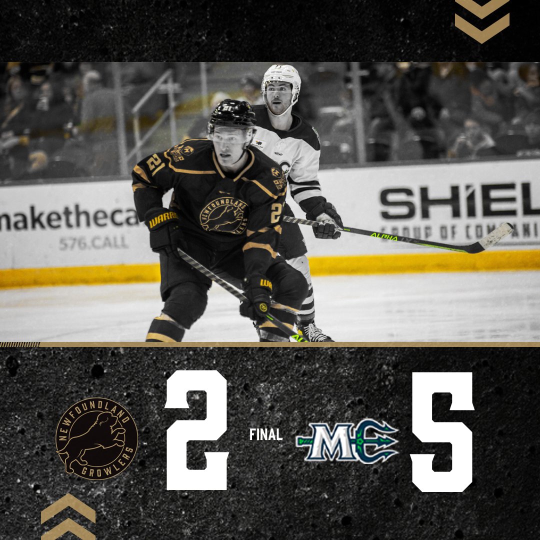 Newfoundland Growlers on Twitter " FINAL SCORE Rubber match tmrw 🤼‍♂️