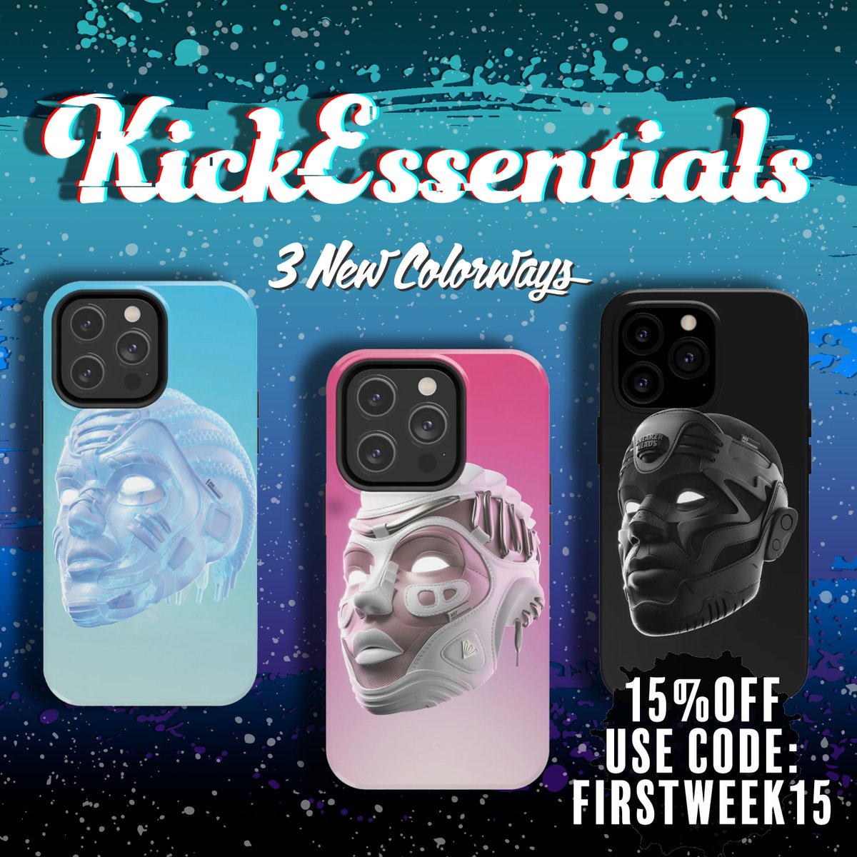 LoveStruckKicks's tweet photo. 🚨 New Drop Alert! 🔥 Get ready sneakerheads, we've got 3 fresh new colorways of our KickGuard+ cases just for you! 💥📱

🌎 Worldwide Shipping! 🌍 Shop now at https://t.co/dfCTJeuaEs 💻

🎉 Don't forget, use code FirstWeek15 for 15% off  🛍️ #KickEssentials #Sneakerhead #Phone🛡️ https://t.co/jRFkEVHpRM