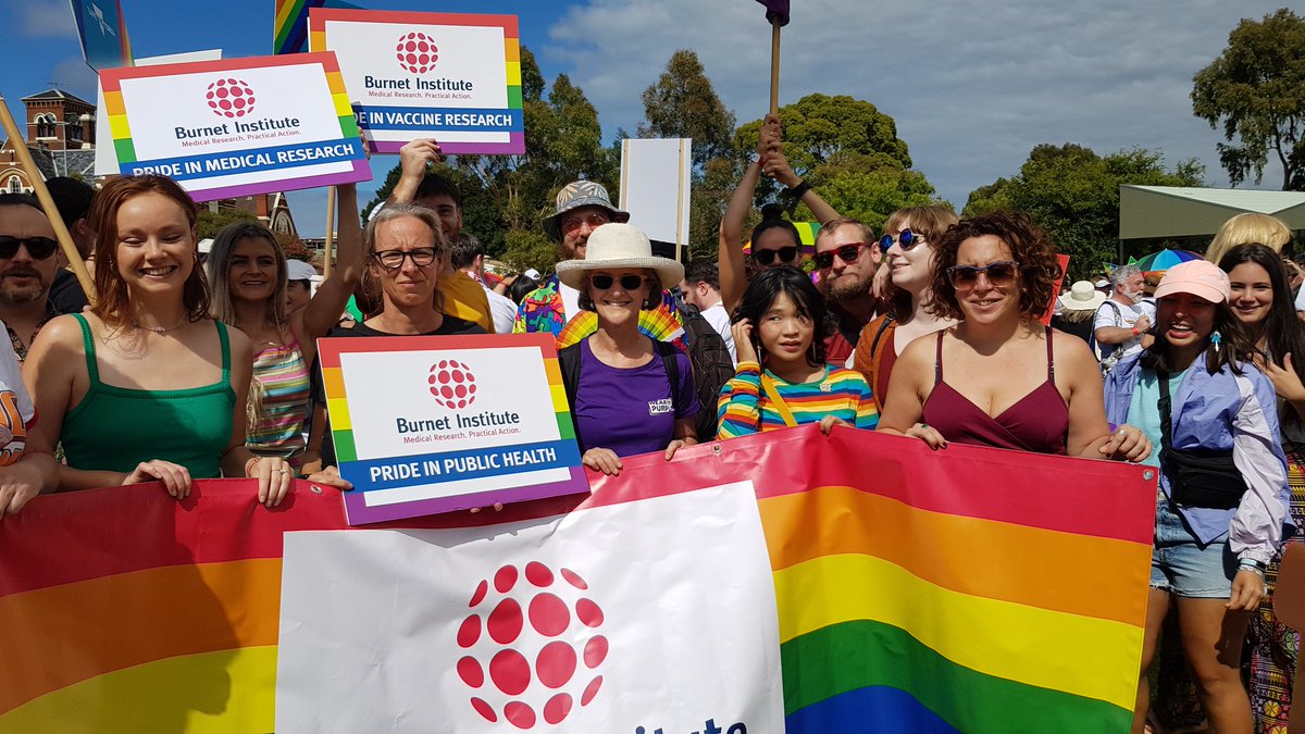 Burnet Institute (@burnetinstitute) on Twitter photo Wonderful <a href="/BurnetInstitute/">Burnet Institute</a> turnout for today's @midsumma Pride March in Melbourne #midsumma 🌈 supporting equity, diversity and a space for everyone Wonderful <a href="/BurnetInstitute/">Burnet Institute</a> turnout for today's @midsumma Pride March in Melbourne #midsumma 🌈 supporting equity, diversity and a space for everyone