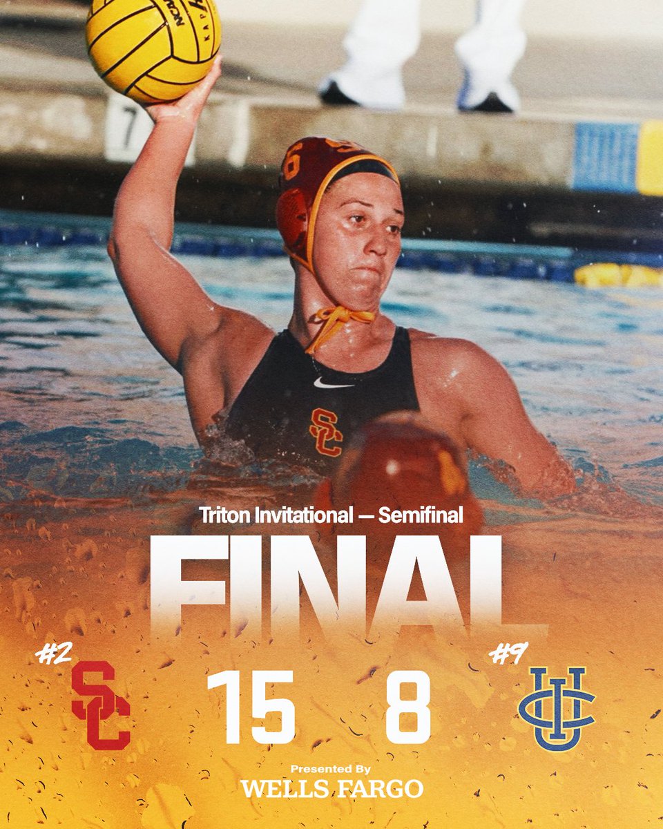 Saturday success!
USC takes a spot in tomorrow’s Triton Invite title match after a semifinal win over the Anteaters! 
#FightOn ✌️