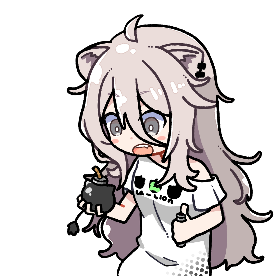獅白ぼたん 「とうか 」|honmirinのイラスト