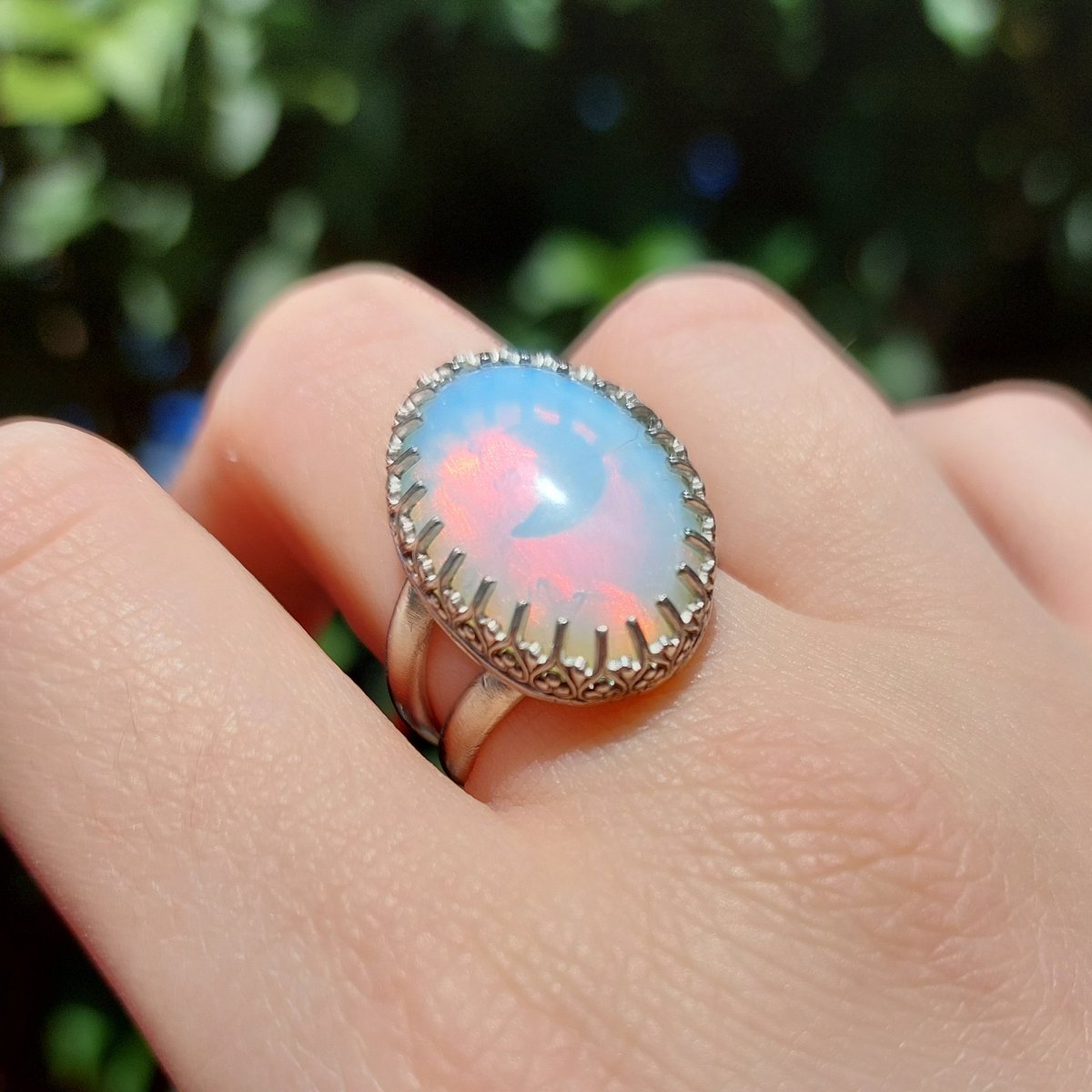 abigail_creates's tweet photo. Handmade Opalite ring made from 925 Sterling Silver with a hidden moon 🌛

UK Size P (US size 8)

Ready to be sent to its new home, free UK delivery too ✨
https://t.co/5G8mss7bN7 https://t.co/VdGIhmazx5