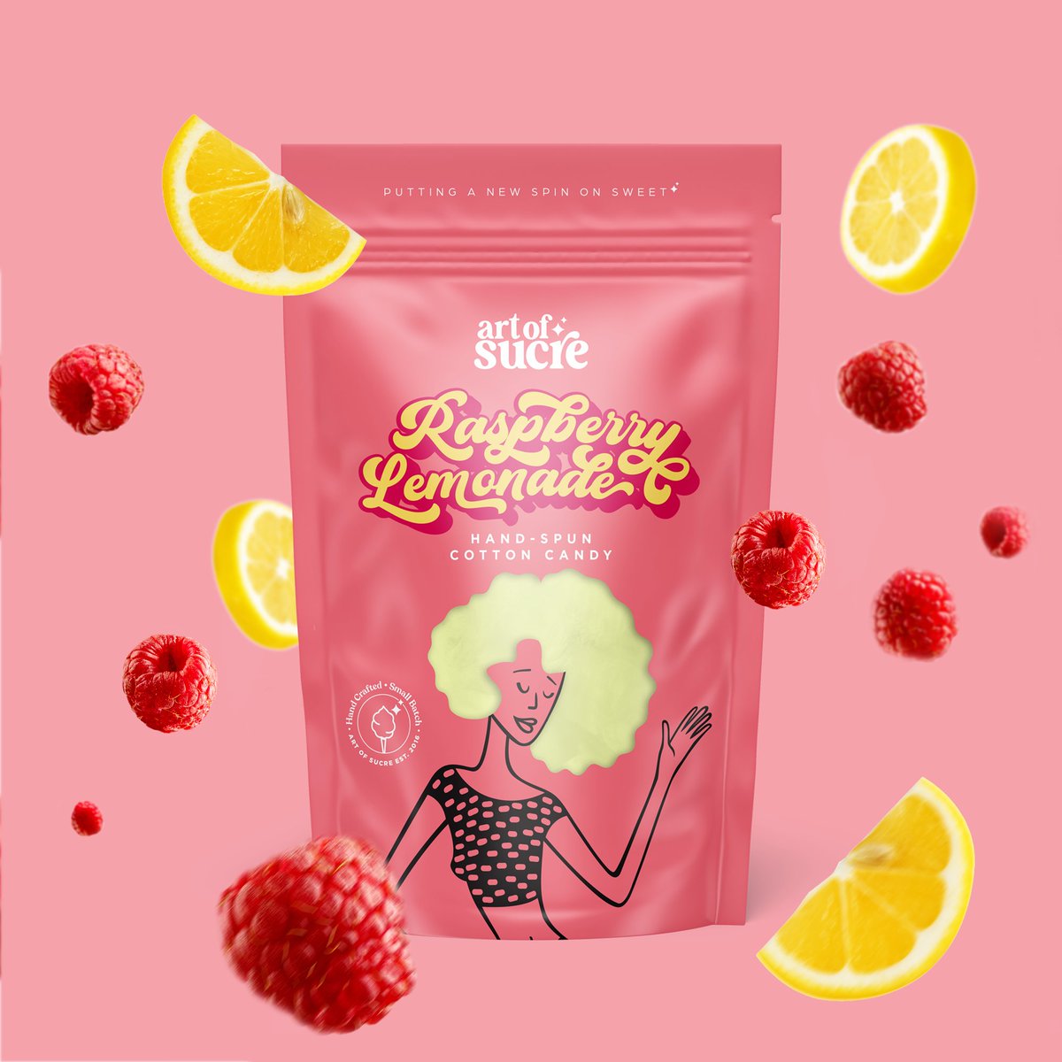 The heat wave of 50-degree temps here in Colorado has us channeling summertime. We had so much fun designing this new package and persona for Art of Sucre's rebrand last summer. . . #packaging #cpg #packagedesign #designfirm #cottoncandy #denver #colorado