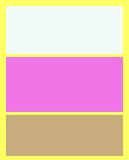 Rothko_Bot's tweet image. No. 16432 (Straightforward White, Purply Pink, and Toupe on Canary)