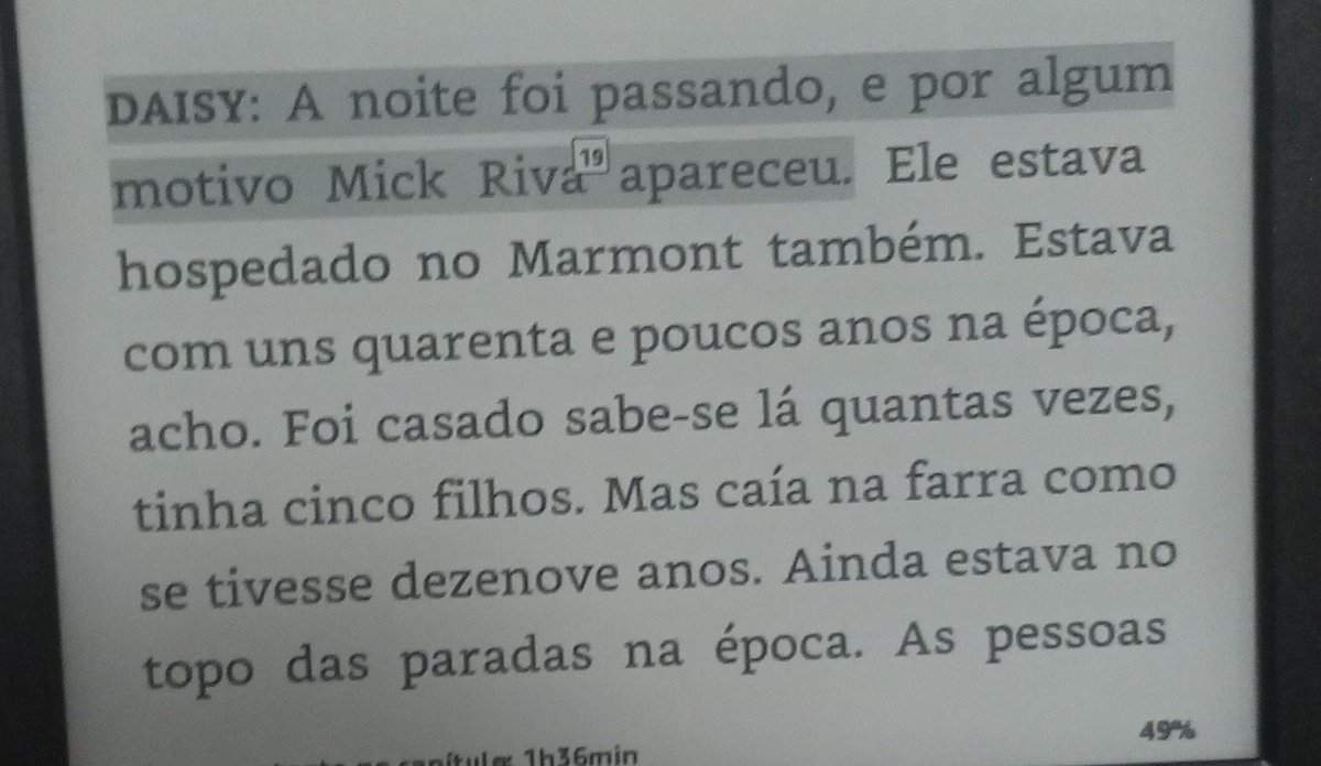 ana lendo daisy jones and the six on Twitter "do nada o mick riva