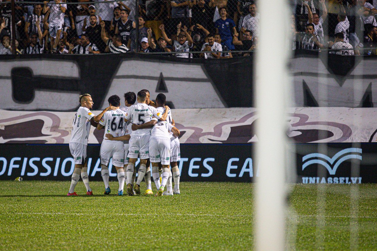 ABCFC's tweet photo. ⚫⚪ VITÓRIA GIGANTE! O Mais Querido conquistou uma grande vitória e um excelente resultado neste sábado (4). Jogando no Frasqueirão, contra o Fortaleza/CE, pela 2ª rodada da @CopaDoNordeste, o Alvinegro fez uma bela apresentação e venceu por 2 a 0. https://t.co/VDpK3P0cSJ