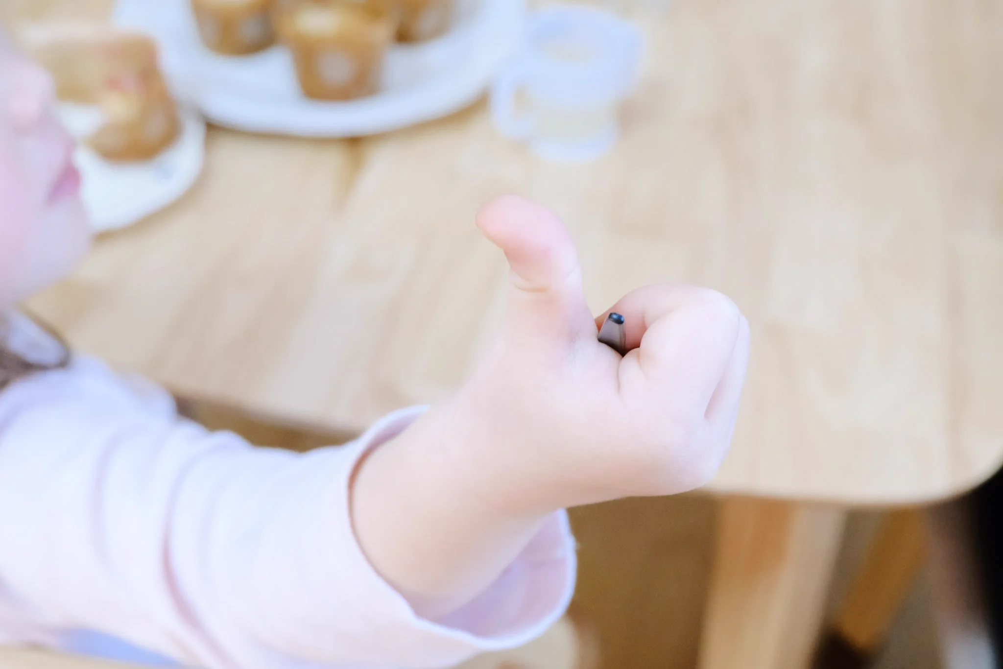 まいさんのいちごのマフィン🍓
めちゃくちゃ美味しかった🥰
ムスメからは
「Very Good👍」いただきました！笑  