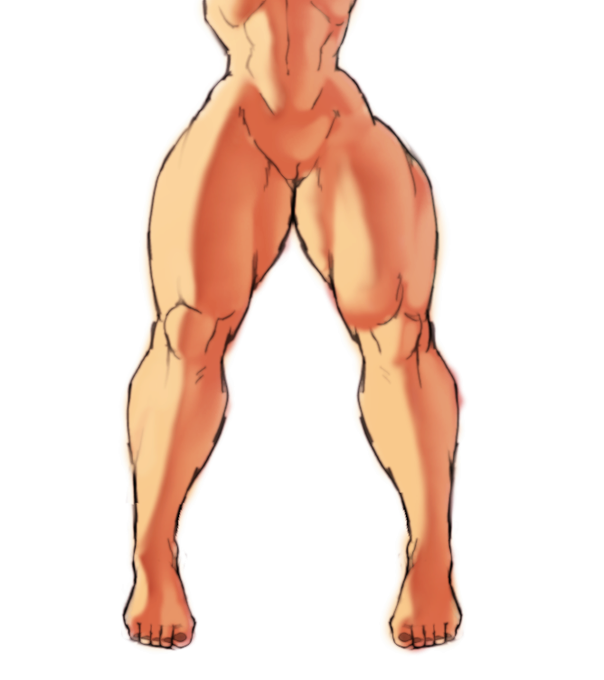 Sketching and wanted to practice some of that SFV lighting and body type I was talking about https://t