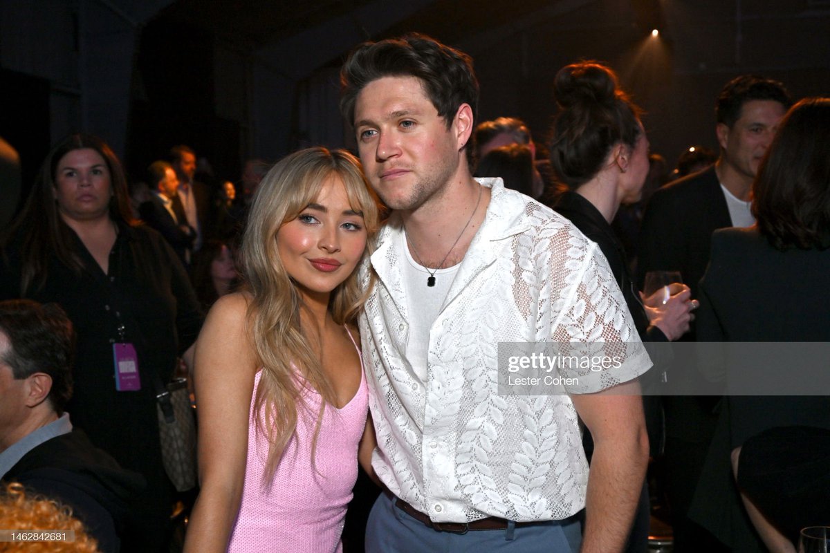 HarryNiallMedia's tweet photo. Niall Horan with Elton John and Sabrina Carpenter today! https://t.co/4QCf2ZG3l8