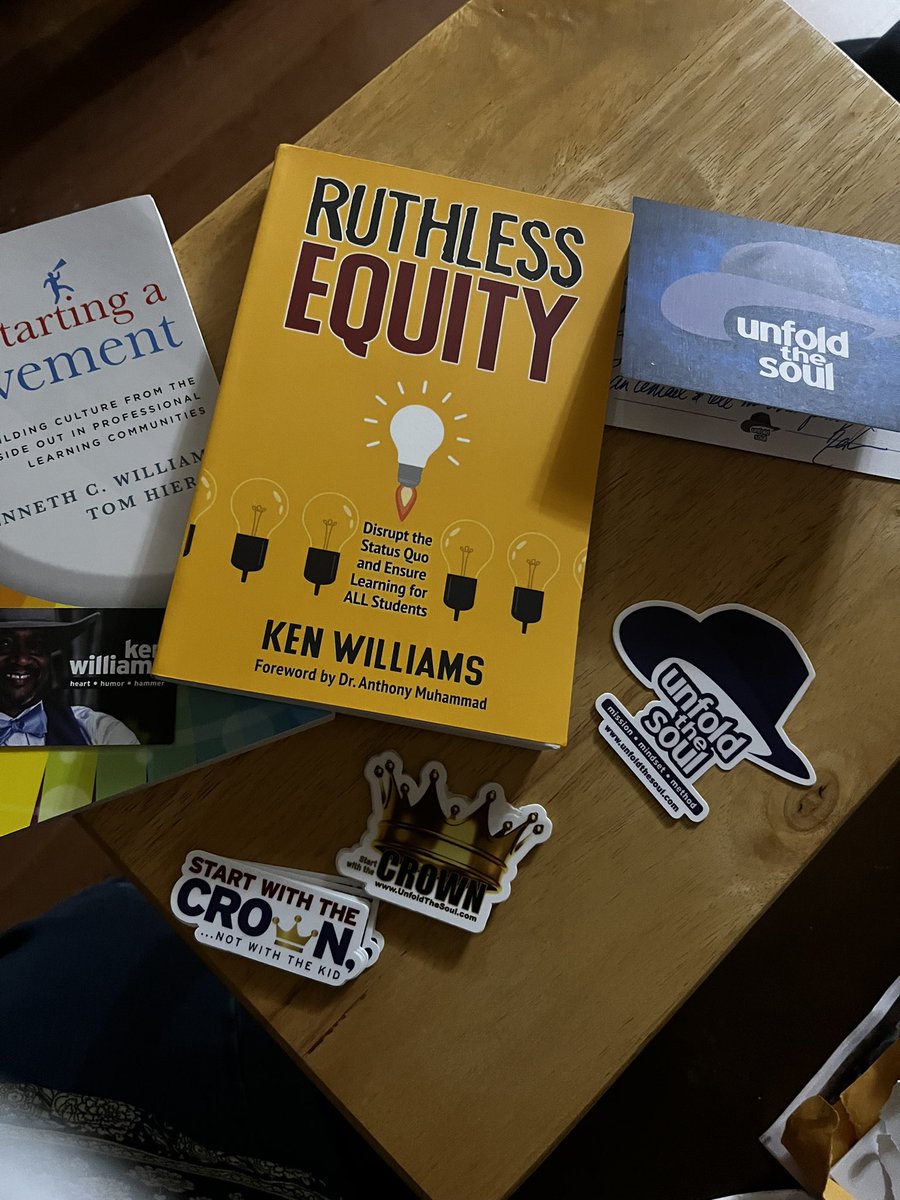 So excited to learn more from <a href="/unfoldthesoul/">Ken Williams</a>. I cannot wait to share his message of start with the crown!  <a href="/MissBaileyRRISD/">Brooke(Bailey)Elarms</a>