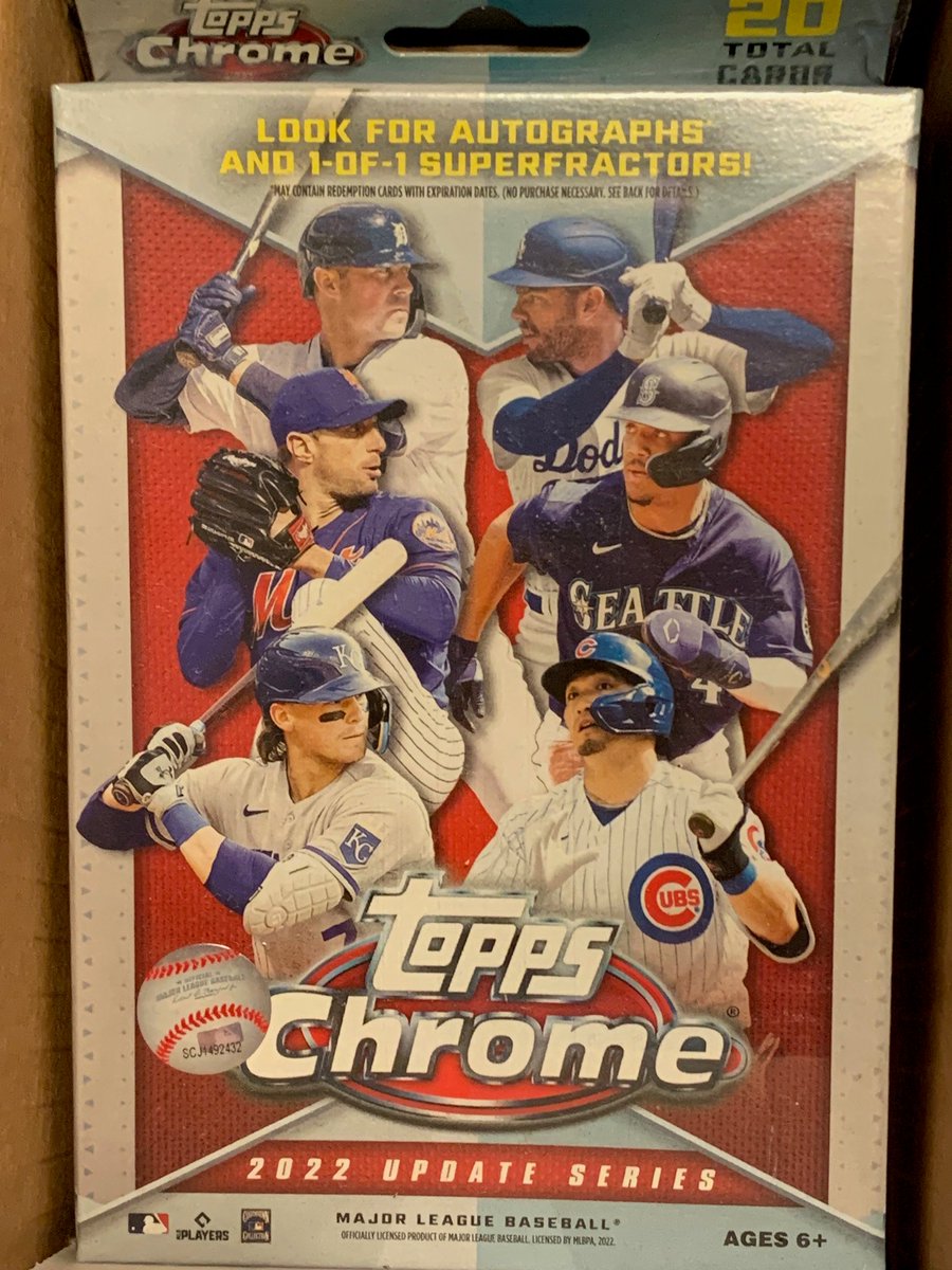 Want a free 2022 Topps Chrome Update hanger box? 

- Follow <a href="/CardPurchaser/">Card Purchaser</a>
- Retweet this tweet
- Comment with your favorite MLB team

Winner drawn from retweets Sunday 2/5 at 9pm central! US shipping address please! No purchase necessary.