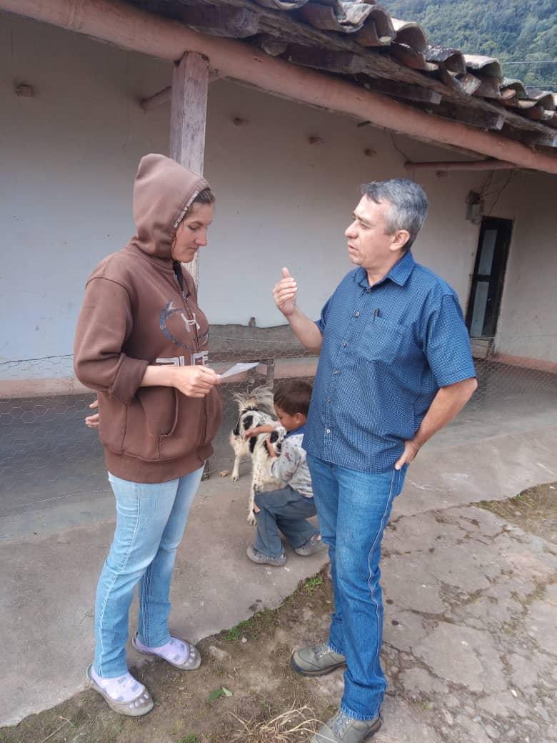 #04Feb CEM Uribante en casa x casa en las Aldeas: La Palma, Los Patios, San José, Las Mesas pertenecientes a la Parroquia Juan Pablo Peñaloza. Llevando el mensaje de nuestro abanderado @prospericarlos camino a las #Primarias2023 #MovilizacionTotalAD @heribertoLabrad @PieroMaroun