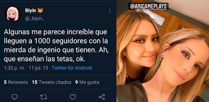 YunabiMadrid's tweet photo. Jaja doble cara☠️ #biyin #AriGameplays #Auron #auronplay #biyin_ https://t.co/rQ9epUxPKX