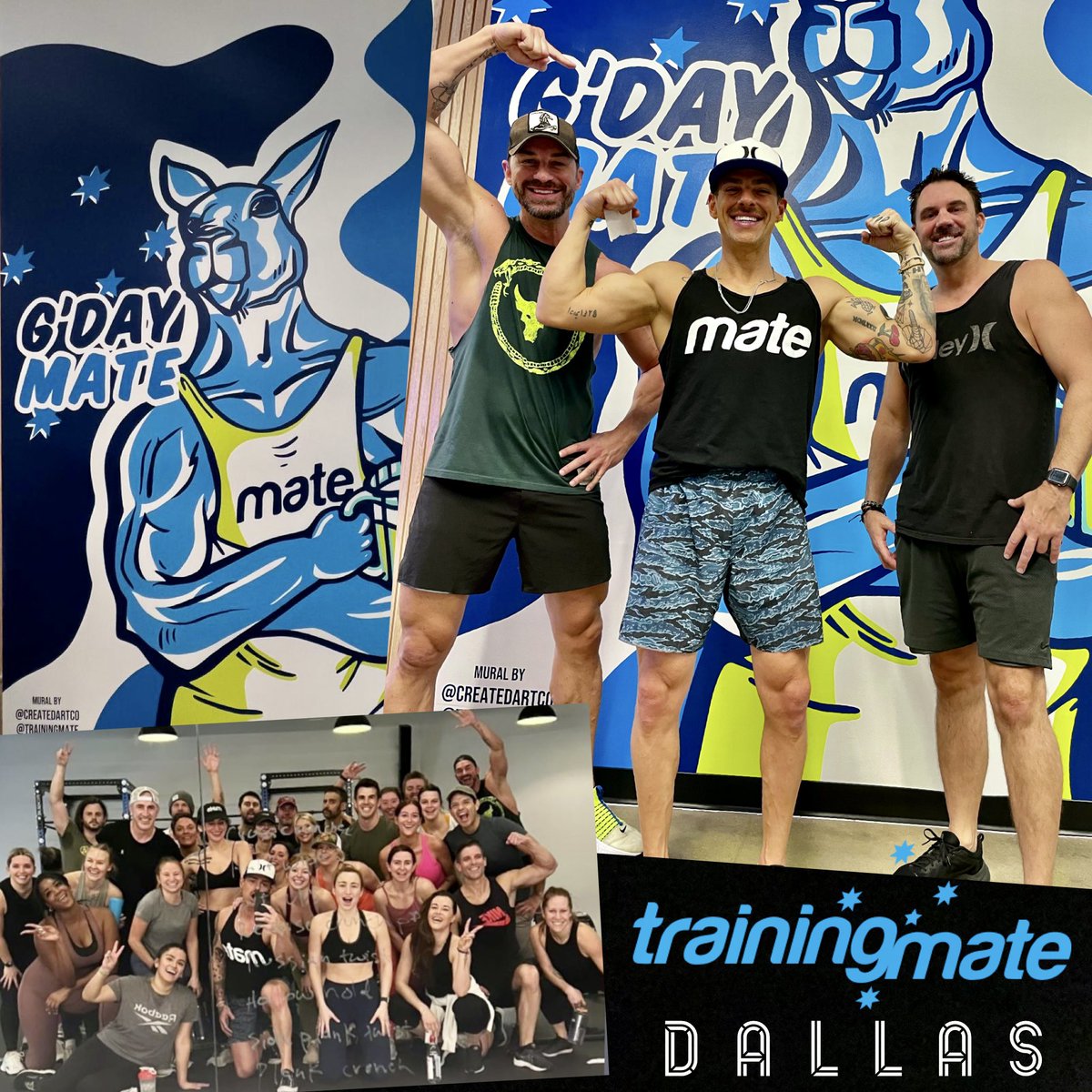 JayTighe's tweet photo. So naturally, after the lack of sleep in #Mexico, my weekend in #Dallas was gonna be low-key &amp; relaxing, right? Nope! Not when you’re friends w/ @ryanvandyke &amp; he’s running an amazing #HIIT class at @TrainingMate Dallas! 🏋🏻‍♀️#fitness #trainingmate #gym #workout https://t.co/B53vaVi7Ob