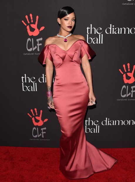 #Rihanna - #DiamondBall, #2014: #charity, #TheClaraLionelFoundation #Throwback! @rihanna 👍🏼😘