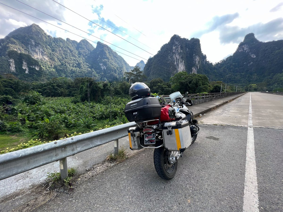 Magical road in Khao Sok, southern Thailand