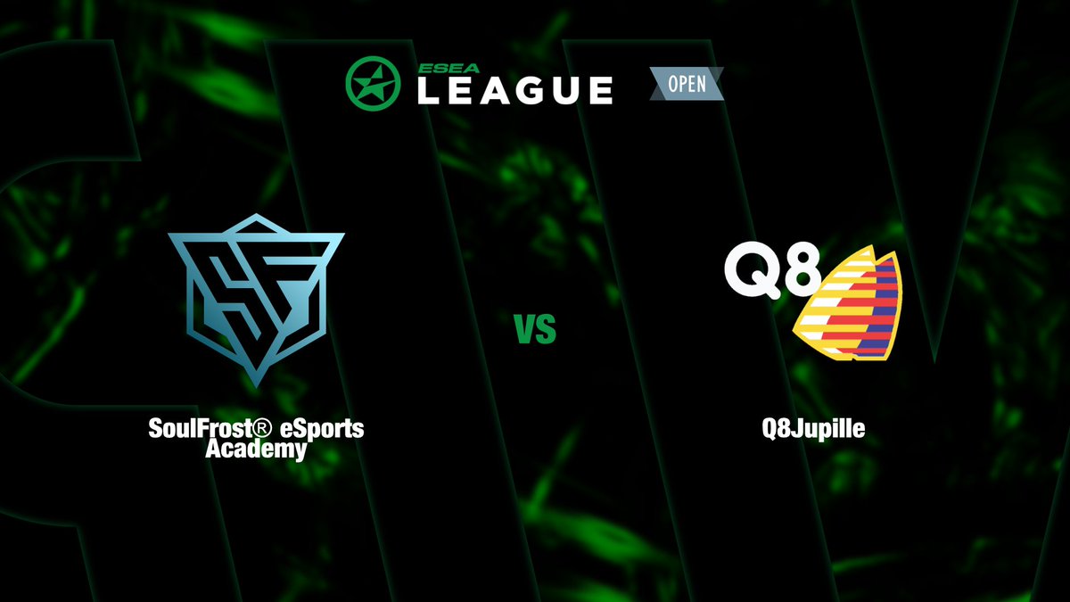 📢 Knapper als gedacht?

📺 twitch.tv/ctvcsgode 🇩🇪
🎙 <a href="/_FudoD/">FudoD</a> 🇩🇪

🏟 <a href="/ESEA/">ESEA League</a> League Open EU Season 44

🕖 18:00 Uhr
⚔ <a href="/SFeSportsORG/">SoulFrost® eSports</a> 🆚 #Q8Jupille
