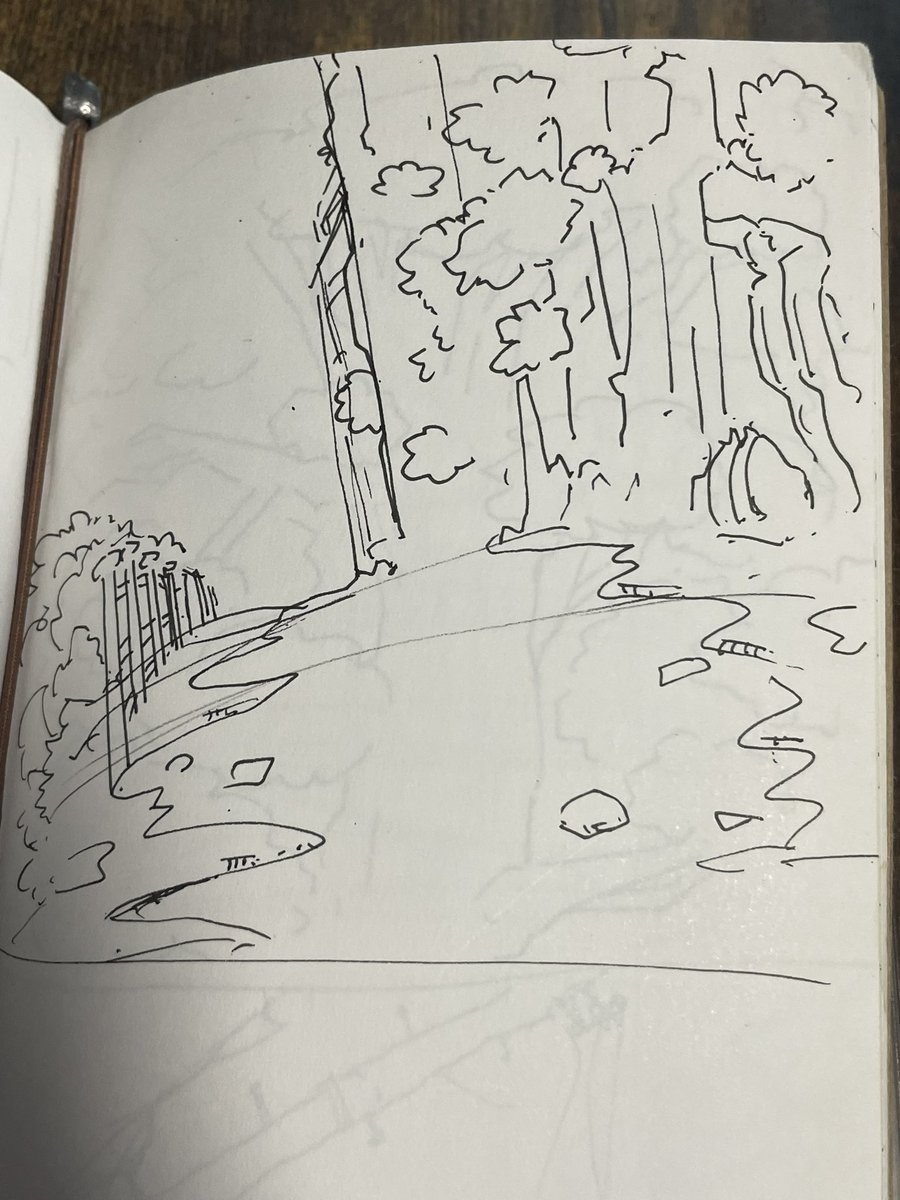 背景ラフ 