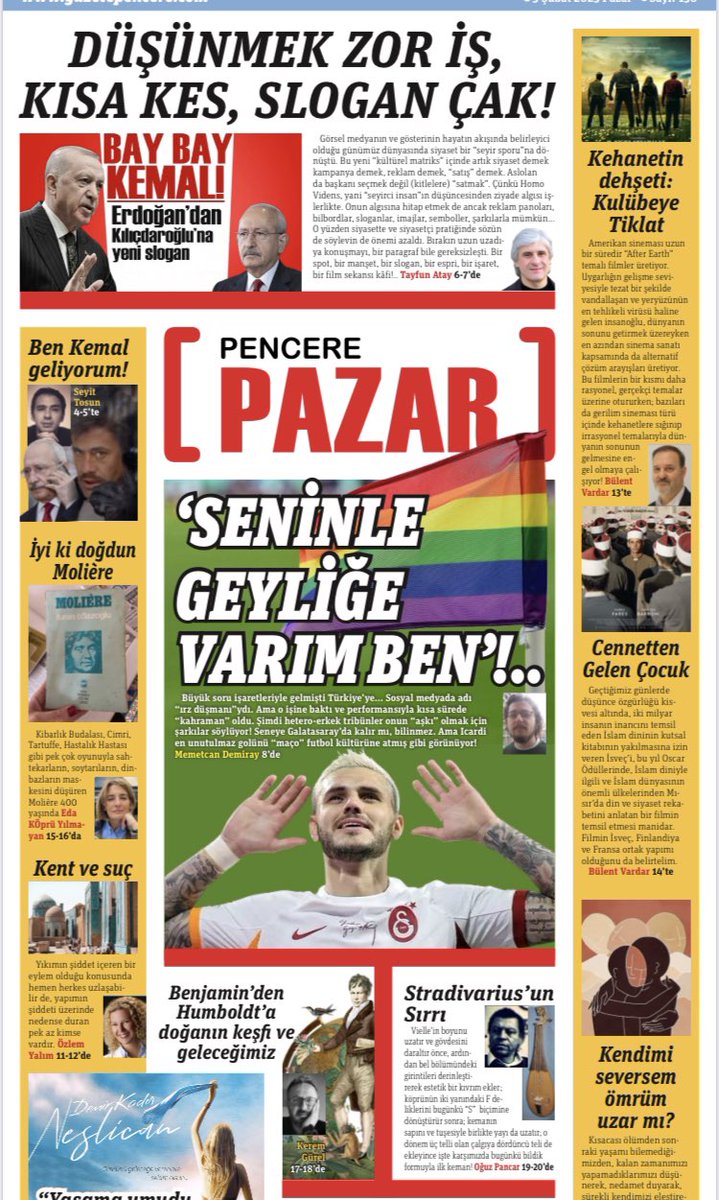 hserhatguney's tweet photo. @gazetepencere Pazar ekinde bu hafta, seçime giderken panik ve telaşın zararlı etkilerine dair…

https://t.co/nM7LqY9Qb2 https://t.co/zgGAfU2KGH