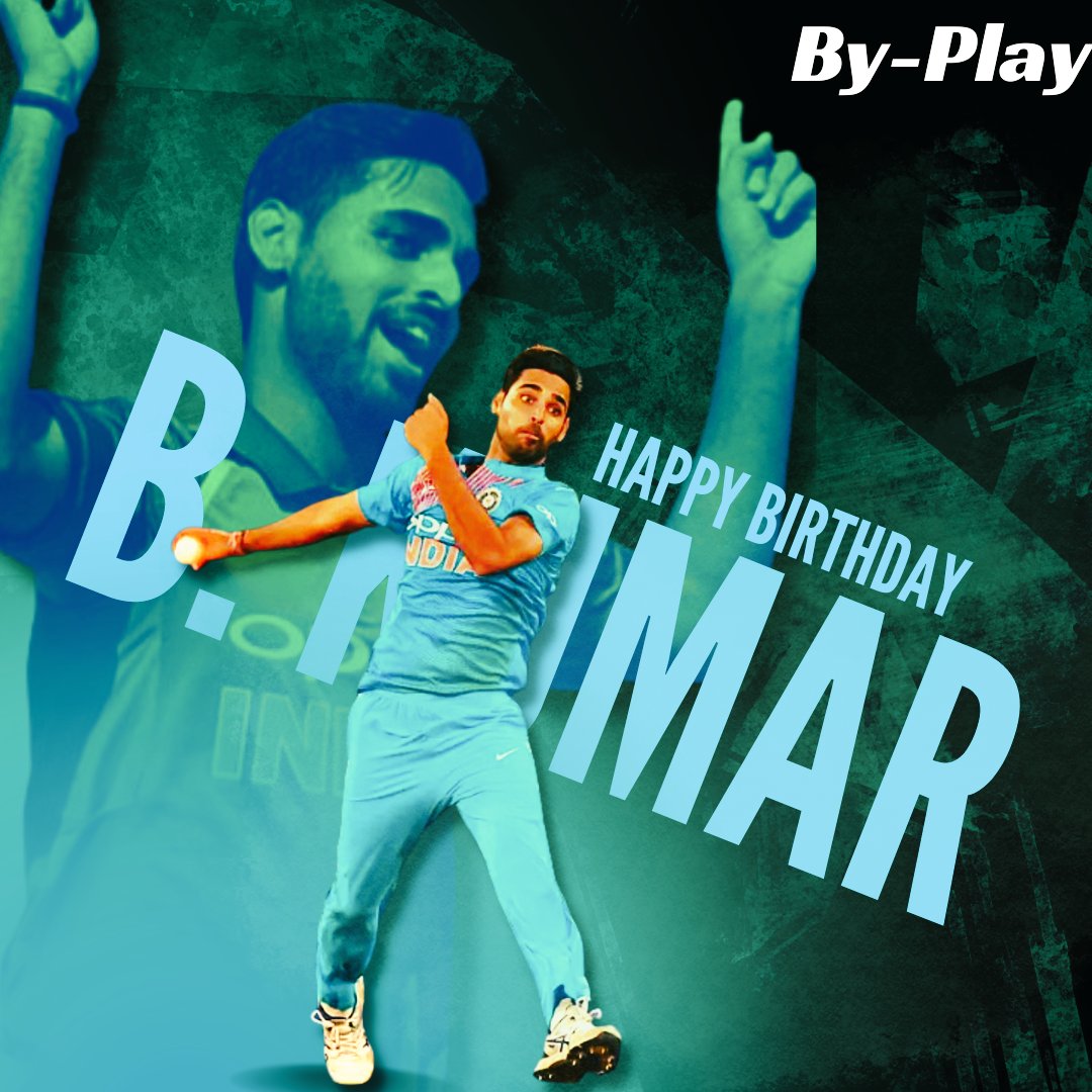 Happy birthday Bhuvneshwar Kumar...     