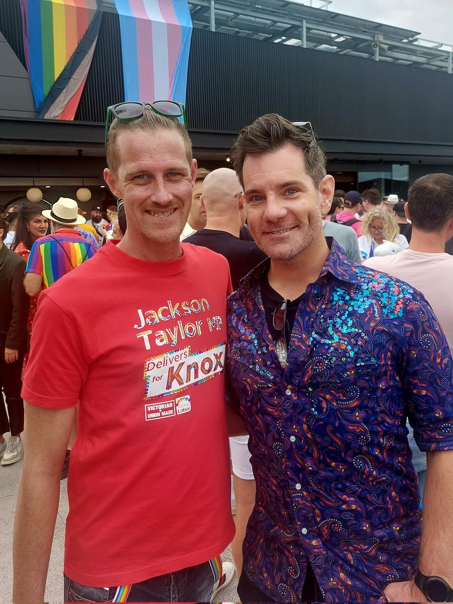 Was lucky enough to meet @SciNate
Australia's best weather presenter
@BreakfastNews 
@AbcQueer #pride #PrideMarch