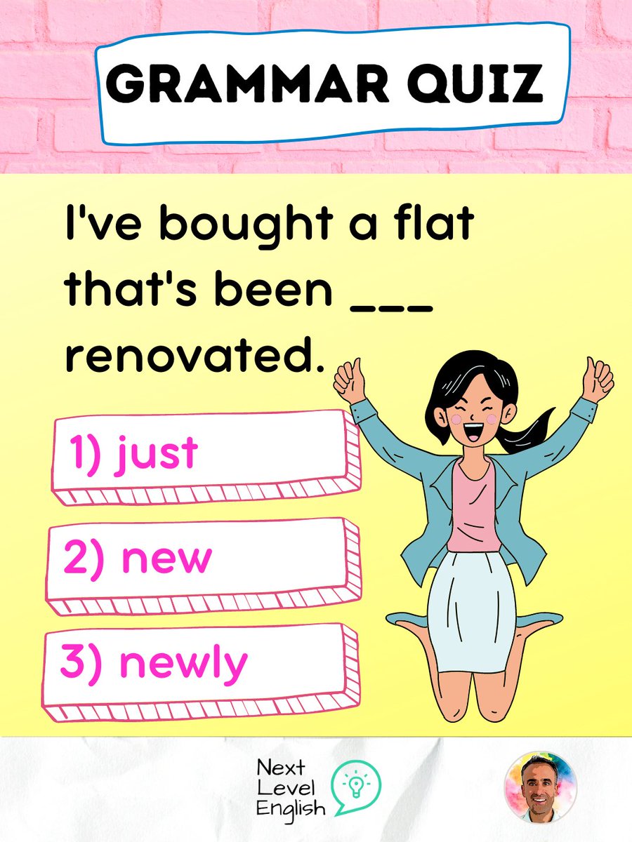Next____Level's tweet photo. 📗✏️𝗚𝗿𝗮𝗺𝗺𝗮𝗿 𝗖𝗵𝗲𝗰𝗸 ✏️📗

How's your grammar today?

#ingles  #ESL #toeic #twinglish  #英語学習 https://t.co/hrskNvVfeH
