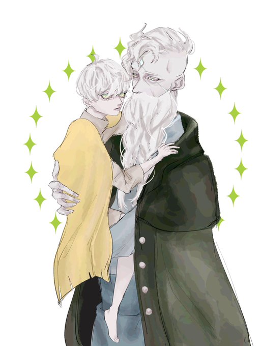 「carrying person white hair」 illustration images(Latest)