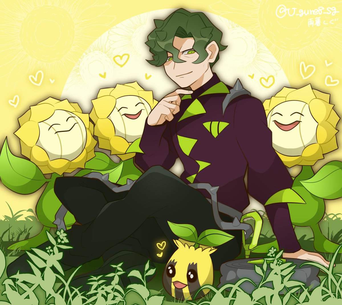 ファンアートです。好きな方達
 #pokemon