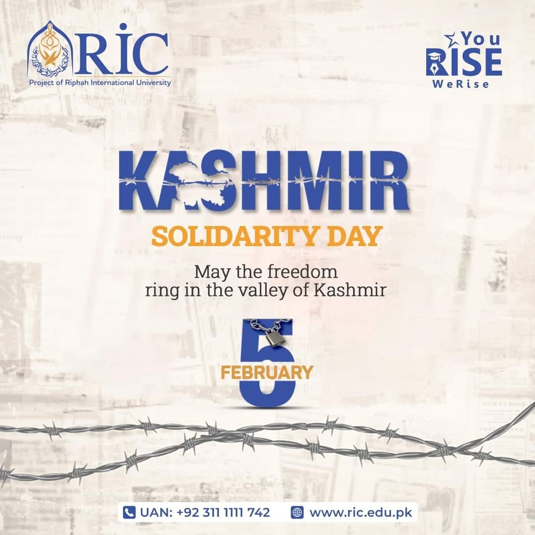 We stand firm in solidarity with the people of Kashmir. 

#Kashmir #KashmirSolidarityDay #RIC #westandwithkashmir #ricattockcampus