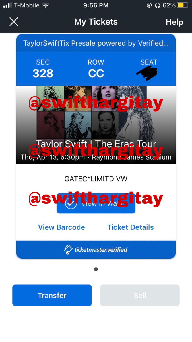 Eras Tour Resell tweet media