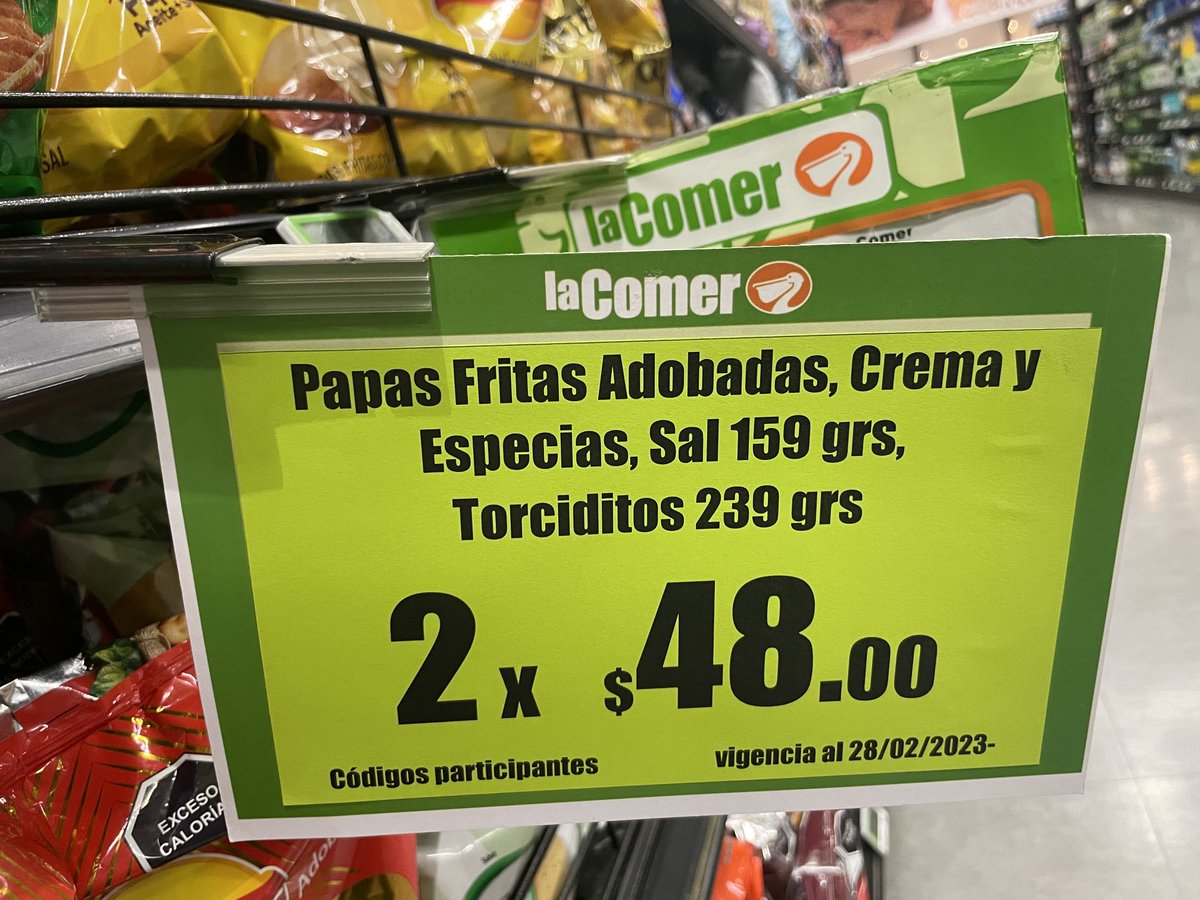 ixchelulli's tweet photo. ⁦@Profeco⁩ ⁦@LaComerOficial⁩ promociones engañosas!!! Esos gramajes no están disponibles, engañan al consumidor para que los compre y le cobran el precio normal https://t.co/IVSE6Ttnbl