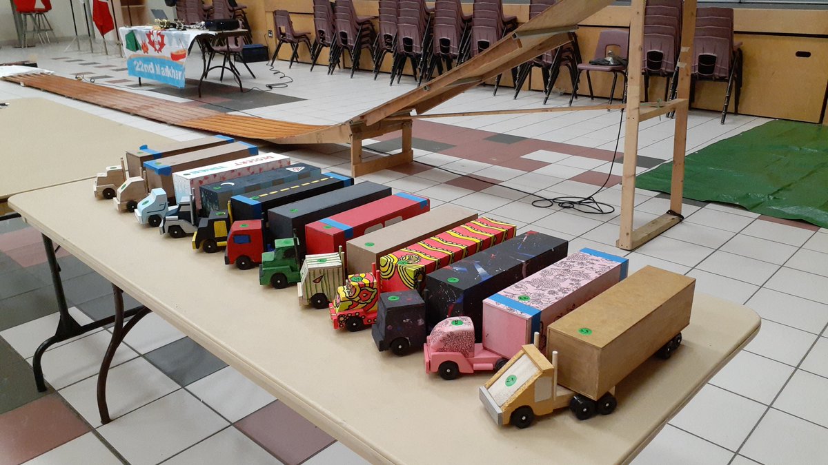 22ndMarkham's tweet photo. We have 34 members participated in this year Kub Kar &amp; Scout Truck Rally. Too excited, we overrun by 30 mins. 

#ScoutsCanada #ScoutsDoStuff #KubKar #ScoutTruck https://t.co/iVefsjaJfx